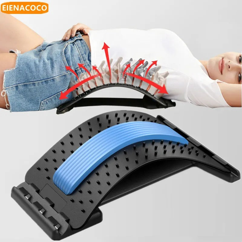 Back Pain Relief: 3-Level Stretcher for Lumbar Support