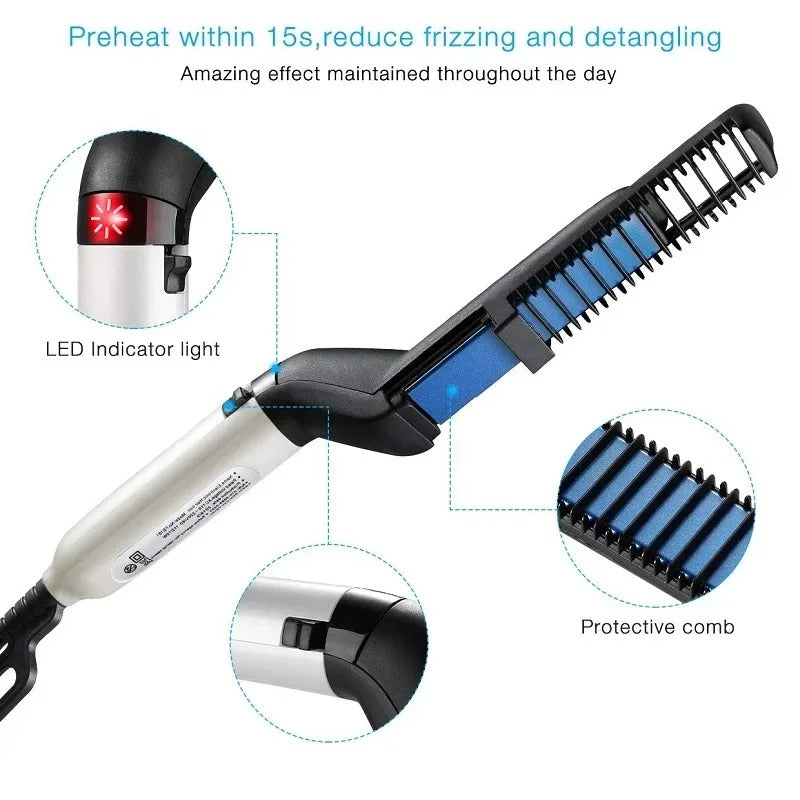 Beard Straightener And hair Straightener Men And Women