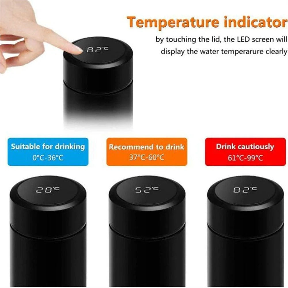Temperature Bottle with Digital Thermometer