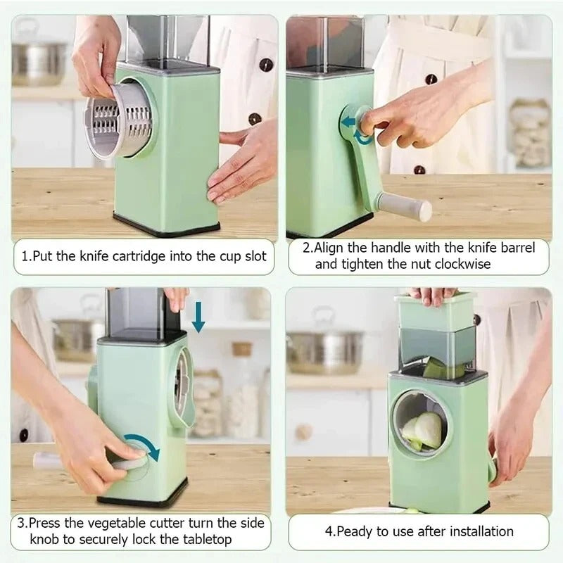 3 In 1 Manual Vegetable Cutter